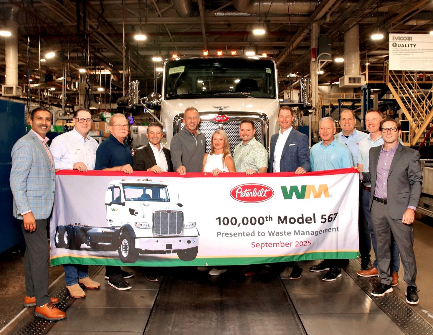 Peterbilt Celebrates 100,000th Model 567 with Delivery to WM - Hero image